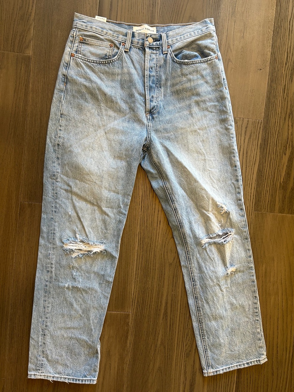 Denim Forum The Joni High Rise Loose Jeans
